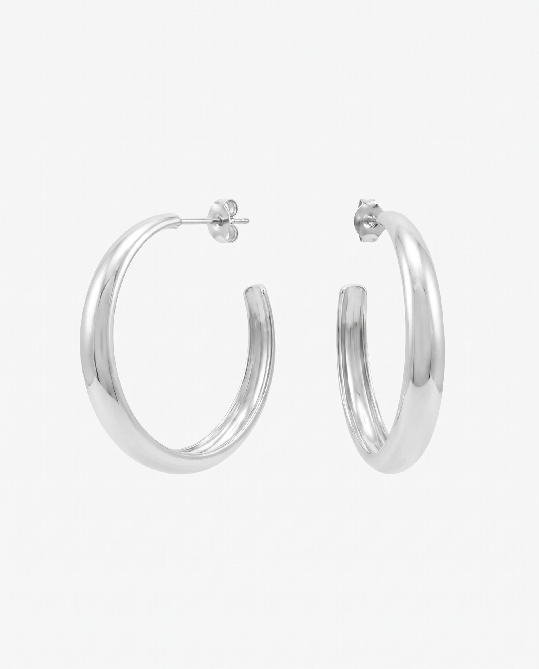 Big hoop earrings small
