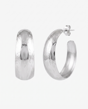 Carved hoop OHRRINGE