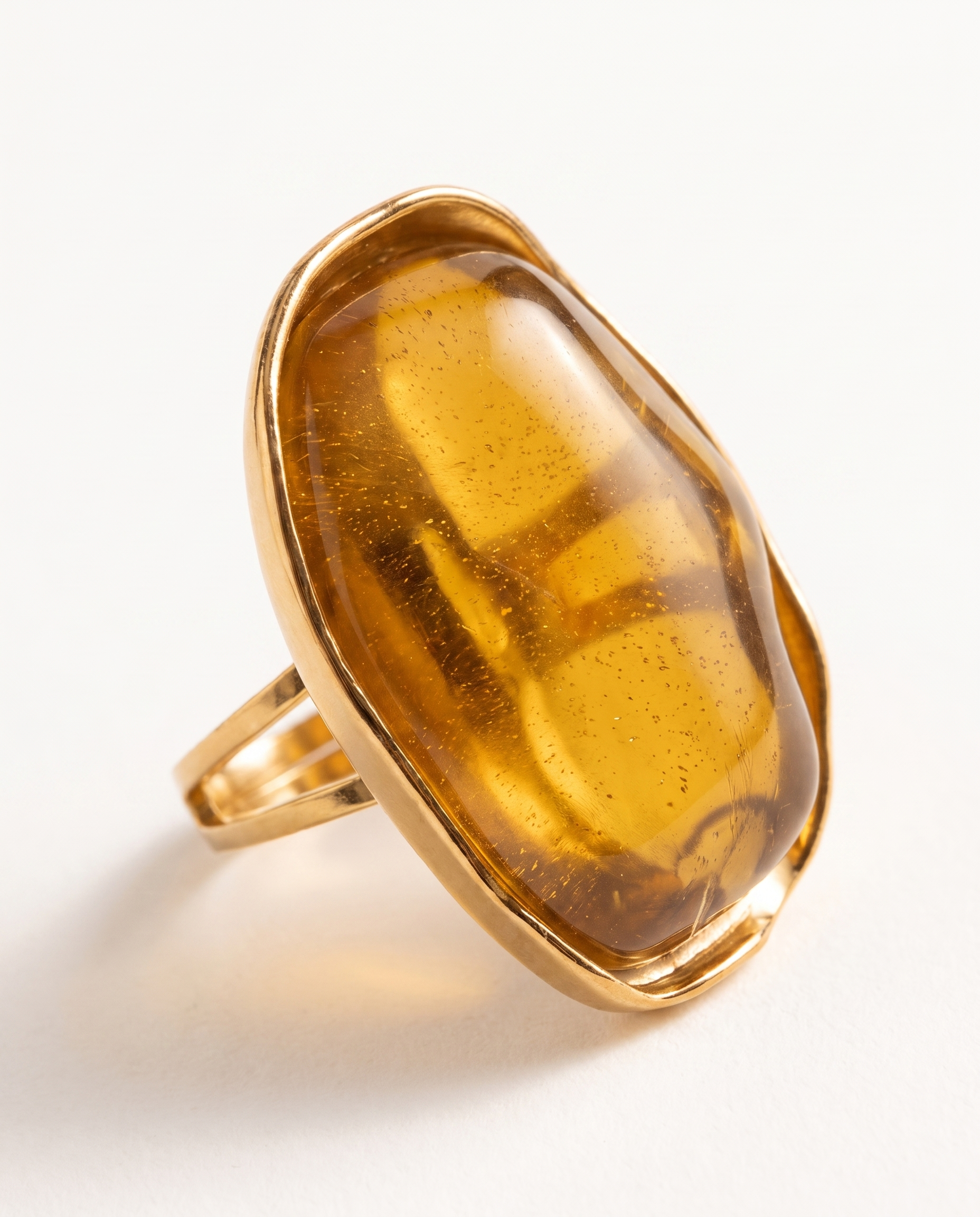 Fudge - Big stone ring - Stainless steel