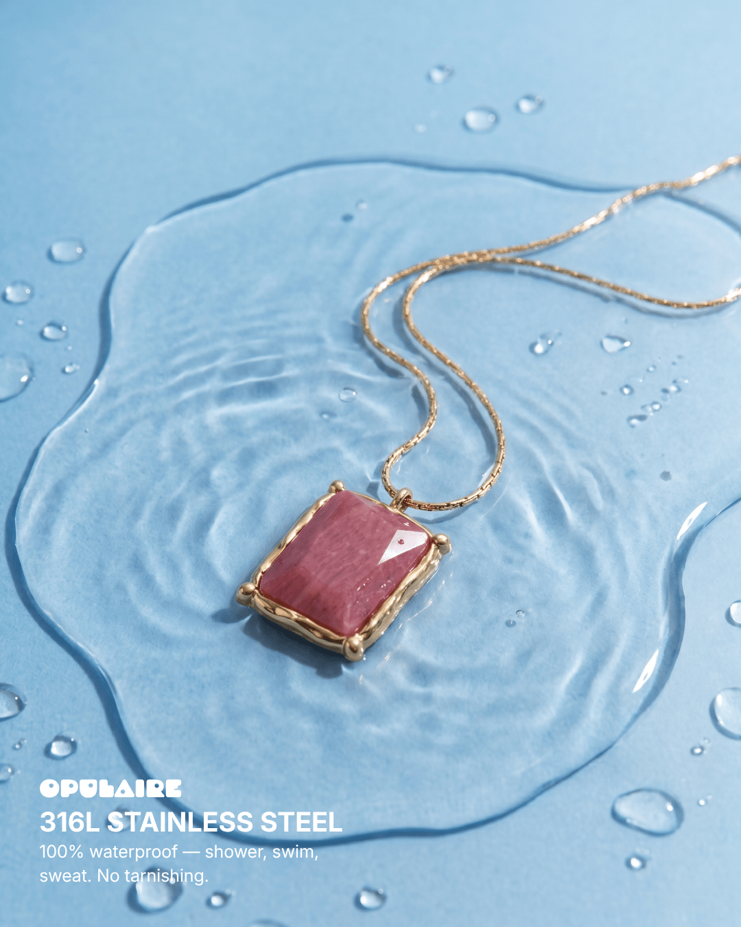 Indie necklace - Opulaire - WATERPROOF jewelry - 