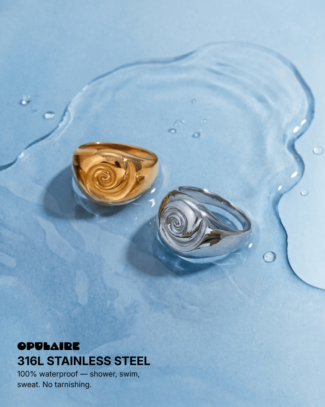 Isis ring - Opulaire - WATERPROOF jewelry - EU 52 -