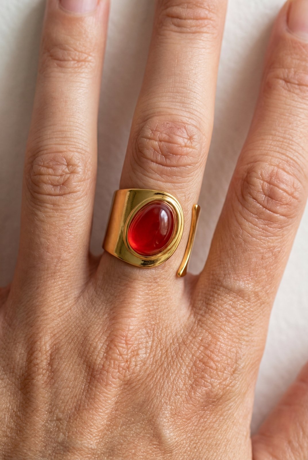 Kaesi ring - Opulaire - WATERPROOF jewelry - Adjustable -