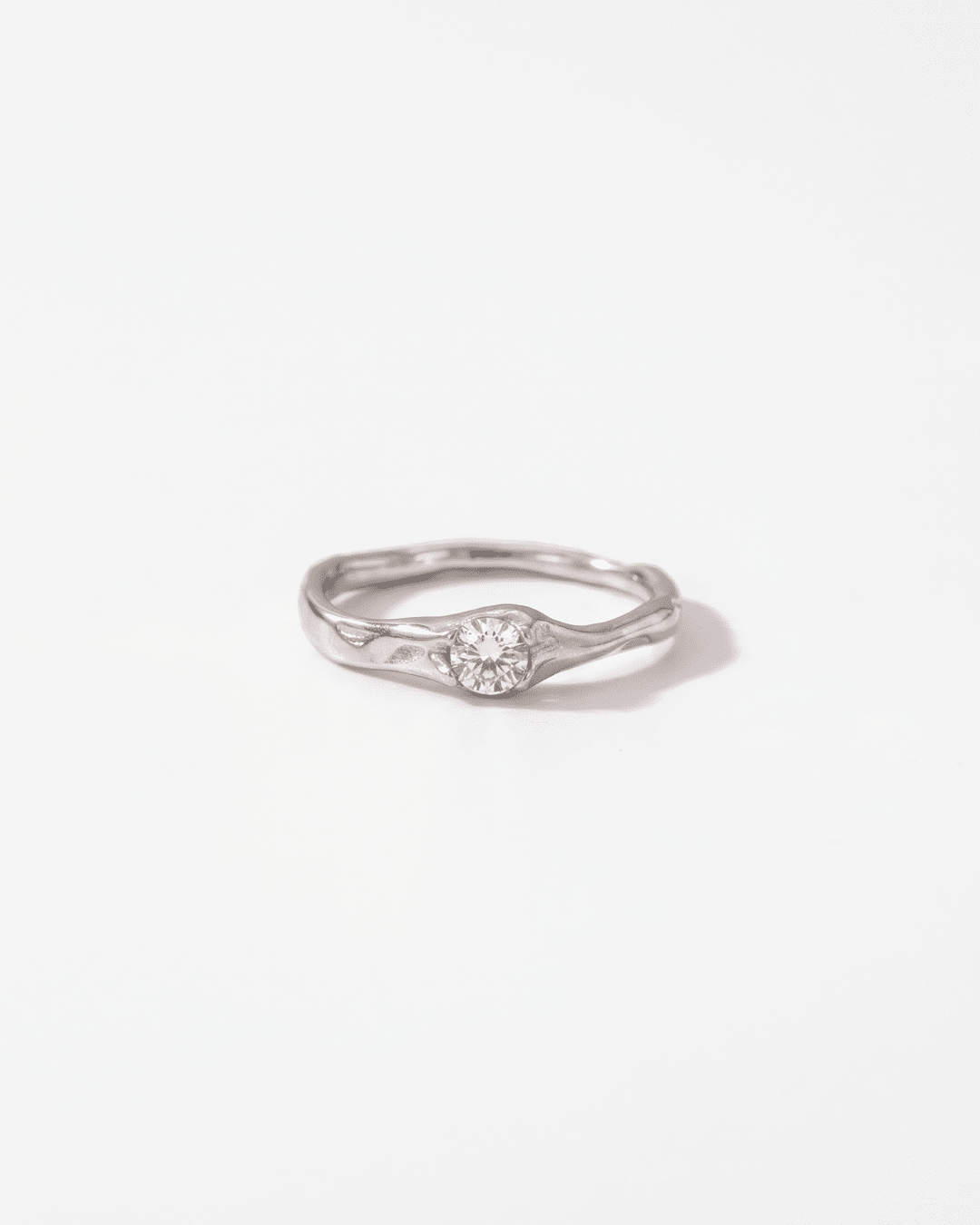 Kim - Dainty solitaire ring - Stainless steel - Opulaire - WATERPROOF jewelry - EU 52 -