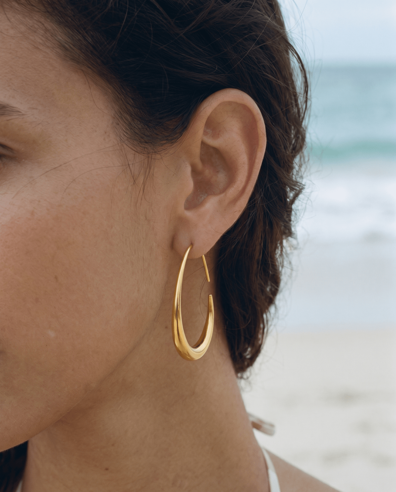 Kinea earrings - Opulaire - WATERPROOF jewelry - 40 mm -