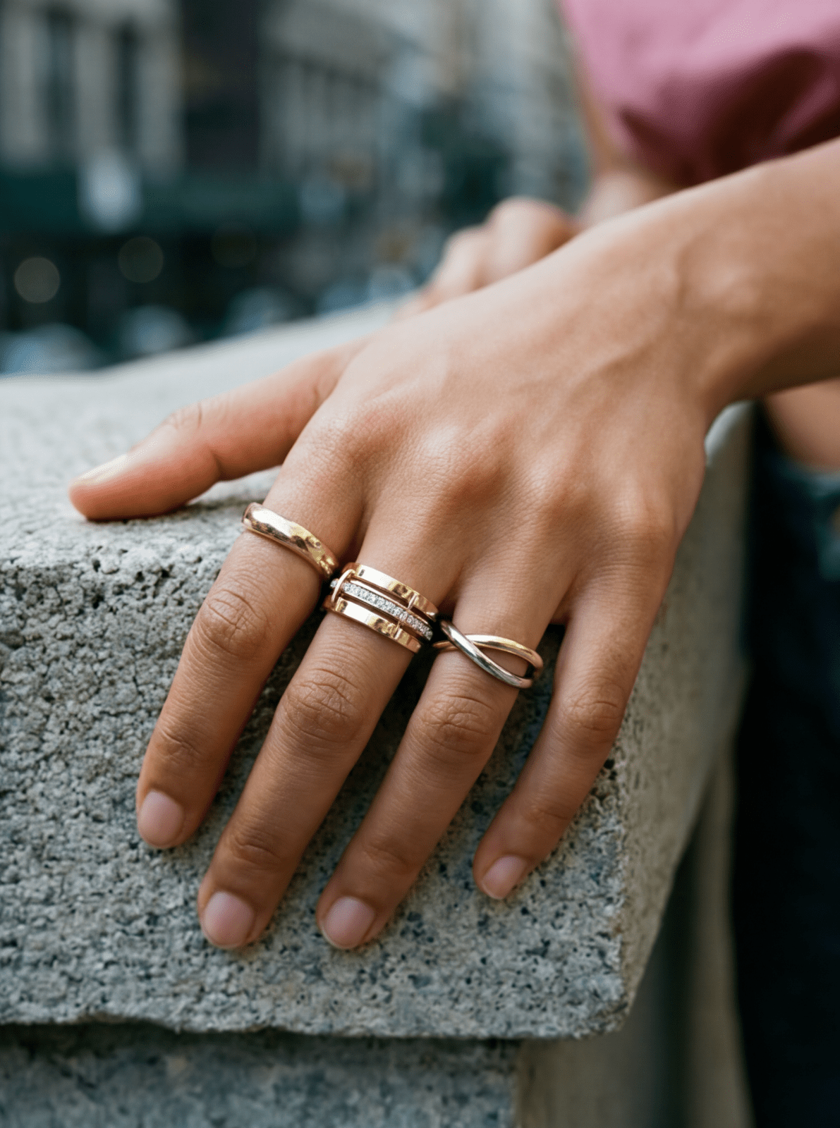 Lenox ring - Opulaire - WATERPROOF jewelry - EU 54 -