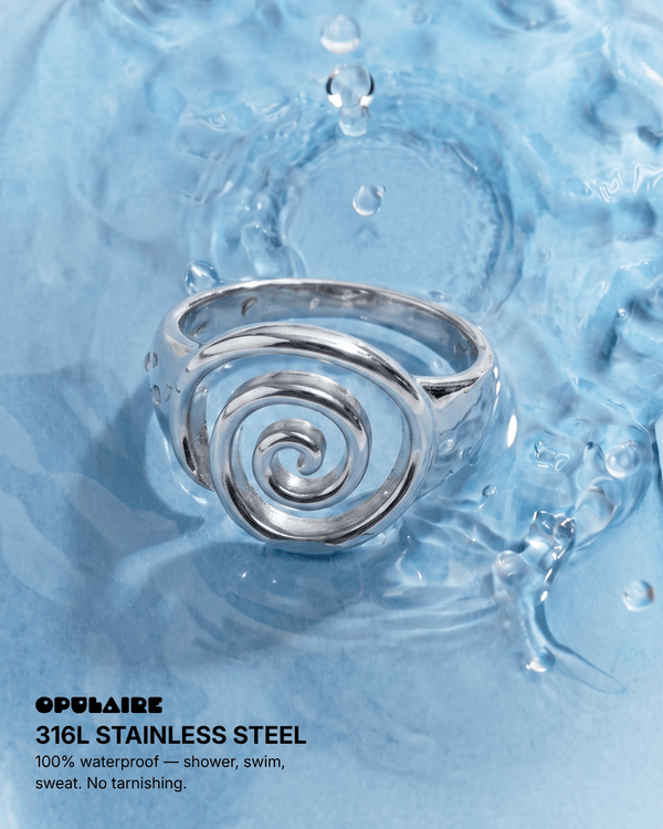 Liah ring - Opulaire - WATERPROOF jewelry - EU 52 -
