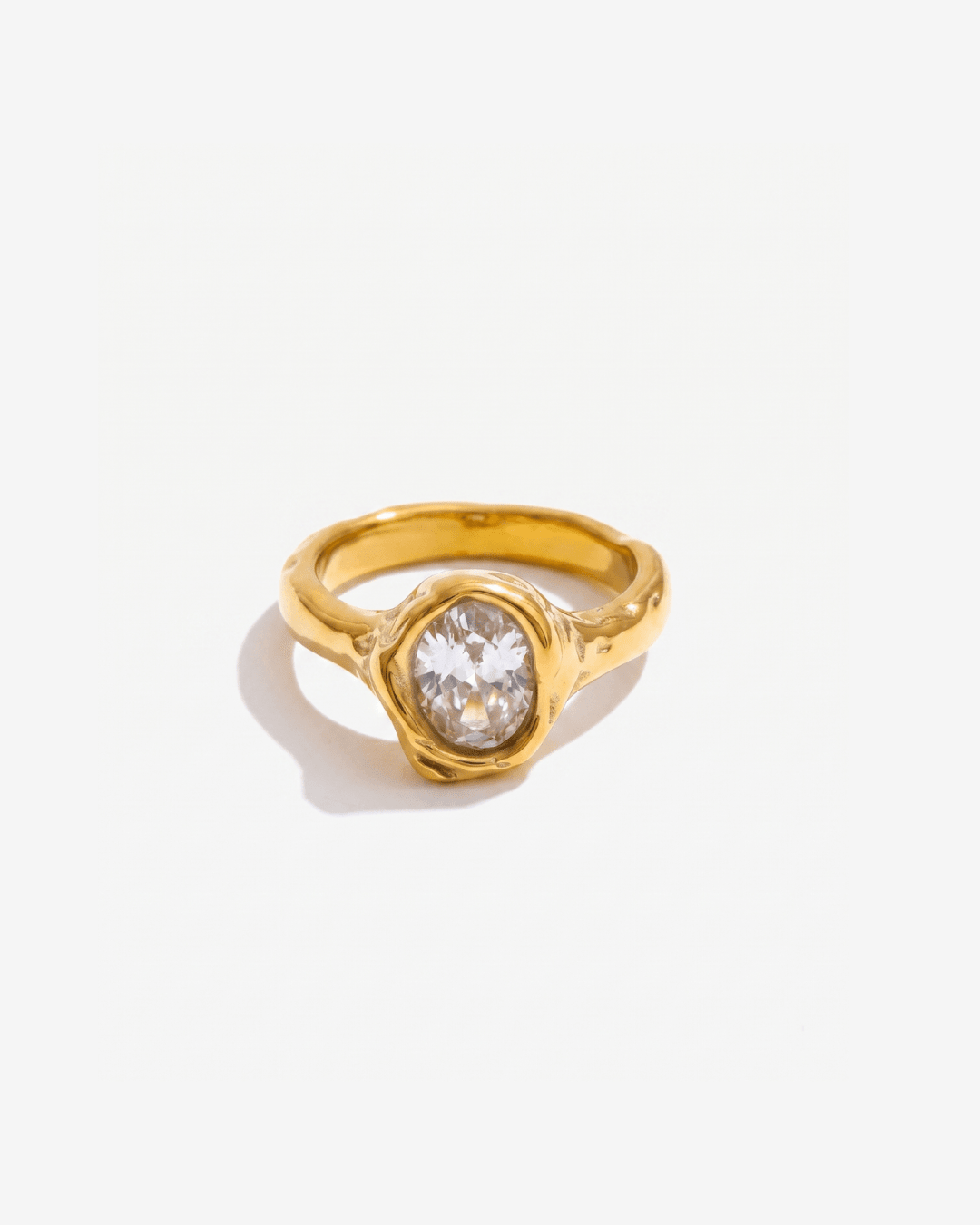 Lima - Stone ring - Stainless steel - Opulaire - WATERPROOF jewelry - EU 52 -