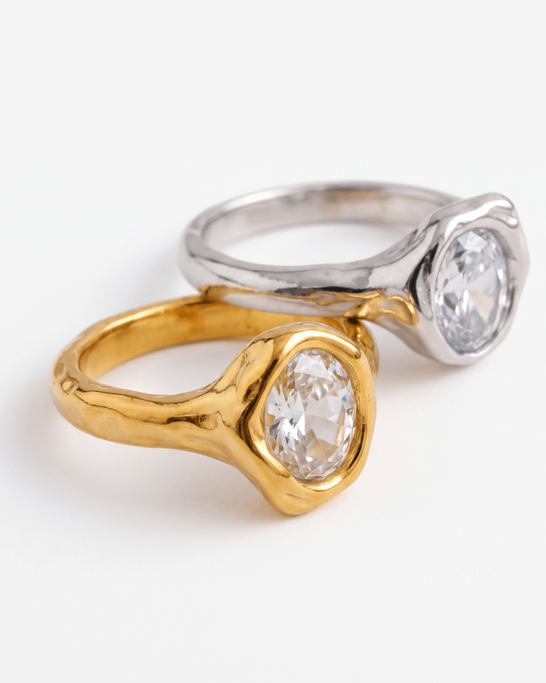 Lima - Stone ring - Stainless steel - Opulaire - WATERPROOF jewelry - EU 52 -