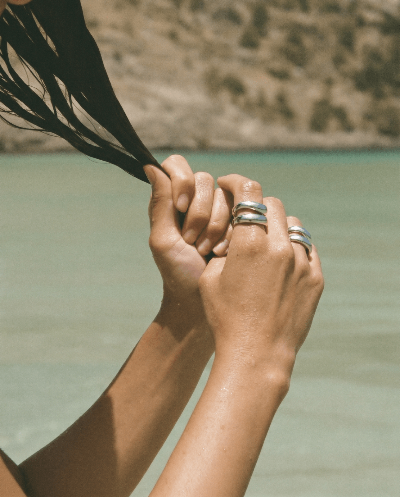 Line ring - Opulaire - WATERPROOF jewelry - EU 52 -