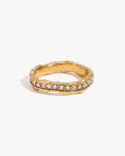 Livia ring - Opulaire - WATERPROOF jewelry - Gold - EU 52