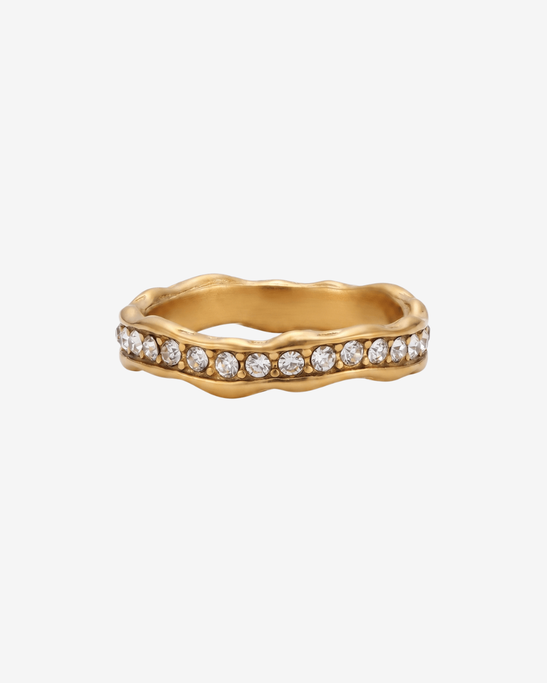 Livia ring - Opulaire - WATERPROOF jewelry - Gold - EU 52