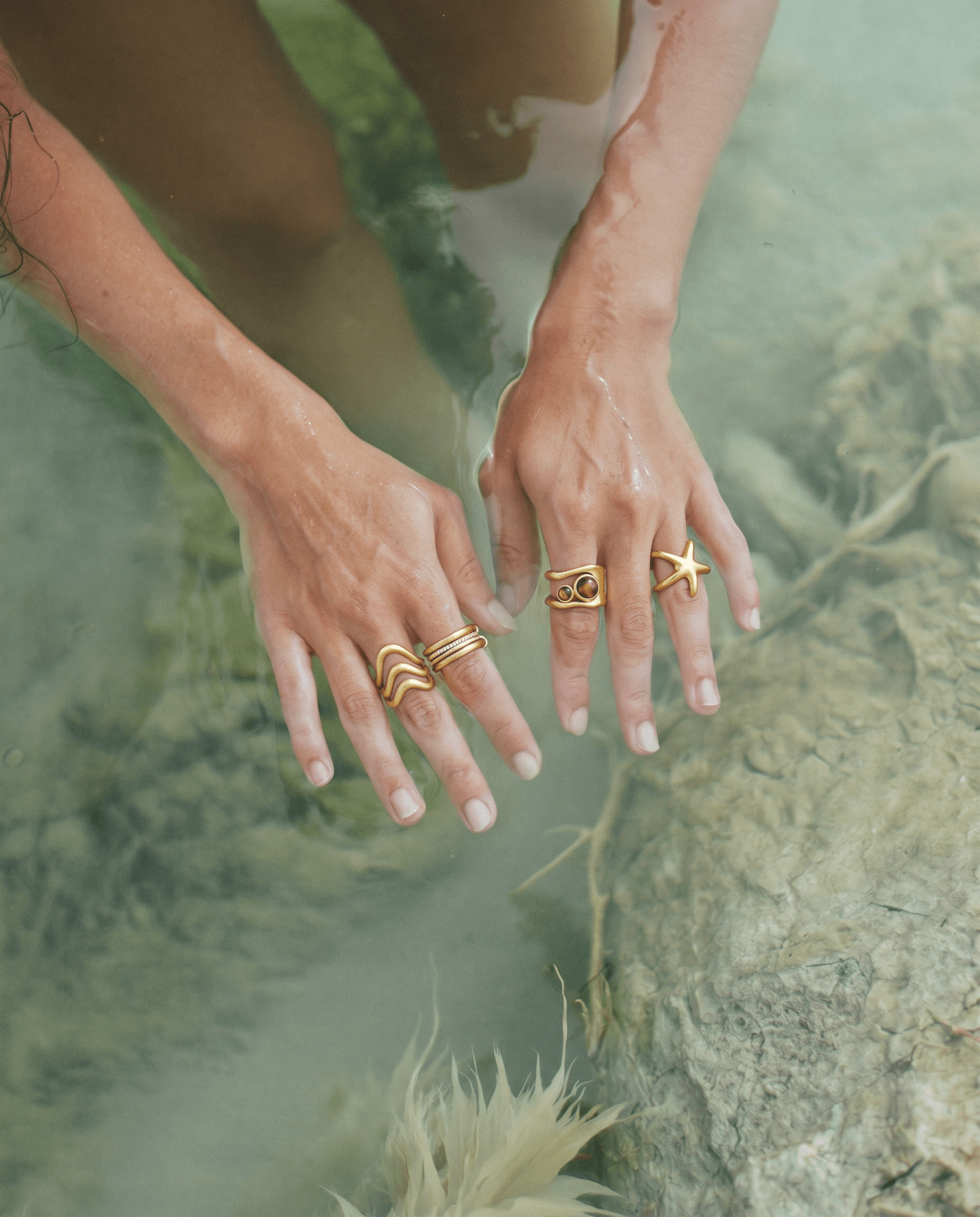 Lucile ring - Opulaire - WATERPROOF jewelry - Adjustable -