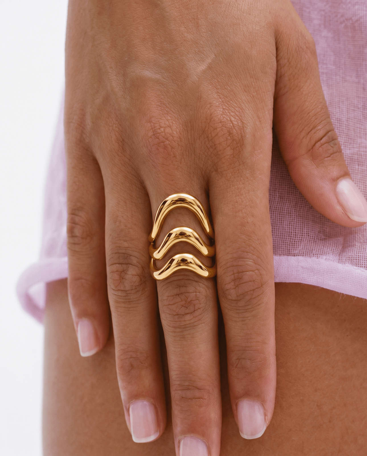 Lucile ring - Opulaire - WATERPROOF jewelry - Adjustable -