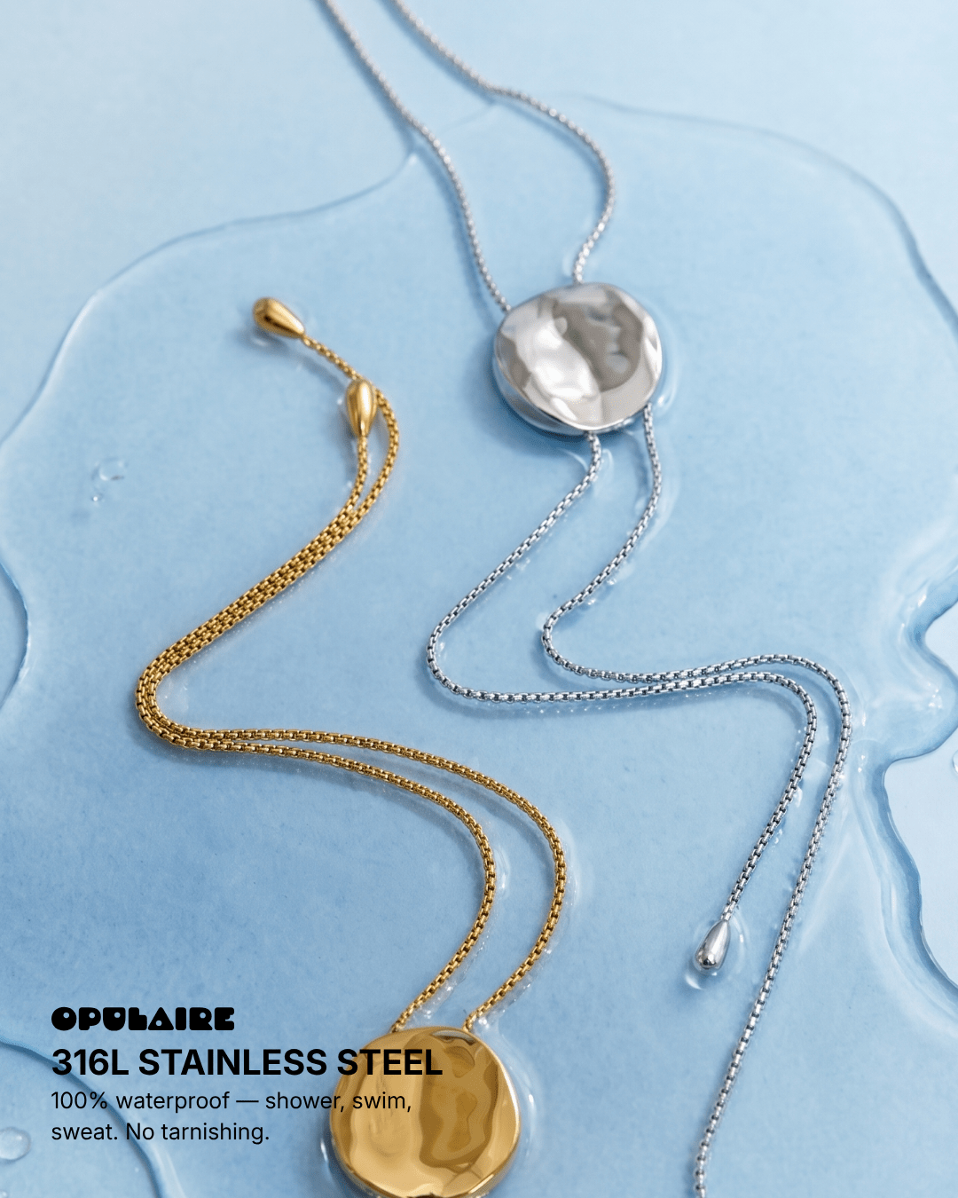 Luna necklace - Opulaire - WATERPROOF jewelry - 