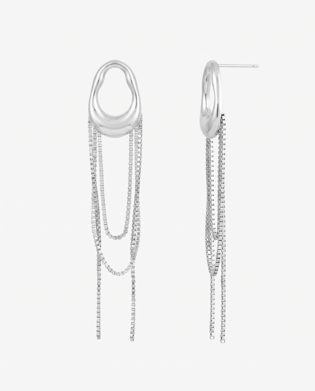 Maei earrings - Opulaire - WATERPROOF jewelry - Silver -
