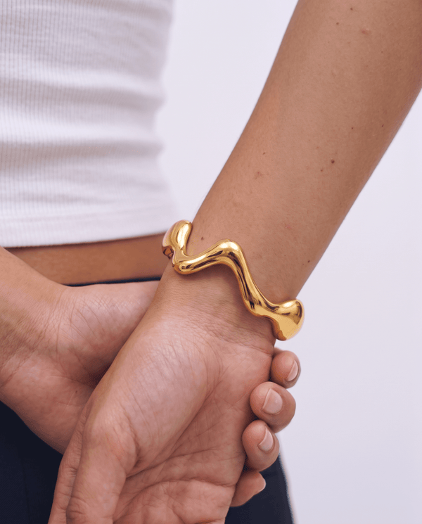 Maeve cuff bracelet - Opulaire - WATERPROOF jewelry - 