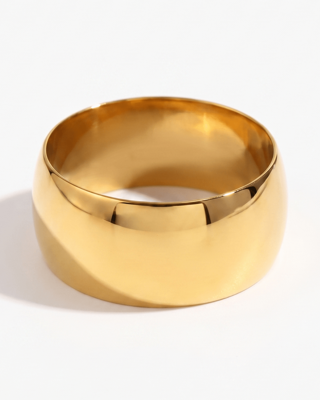 Nile - Chunky dome bangle - Stainless steel - Opulaire - WATERPROOF jewelry - 