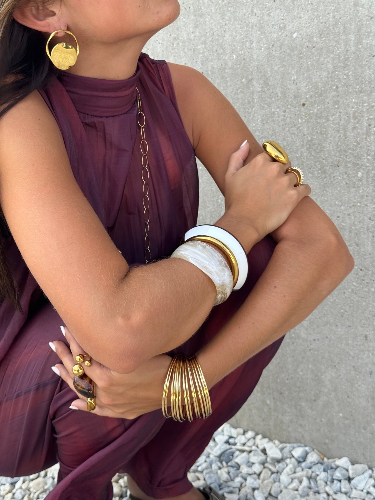 Nina bracelet | 8 mm - Opulaire - WATERPROOF jewelry - 