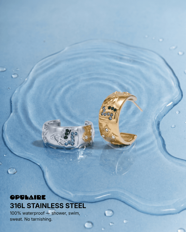 Nora earrings - Opulaire - WATERPROOF jewelry - 