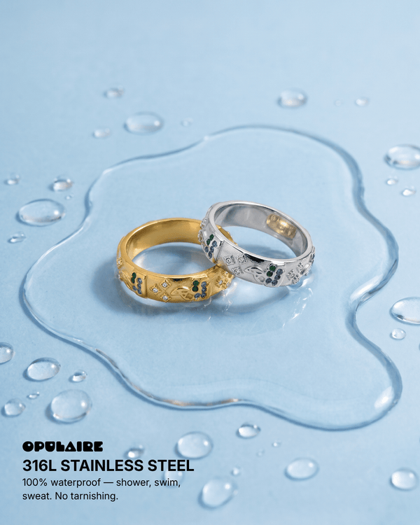 Nora ring - Opulaire - WATERPROOF jewelry - EU 54 -