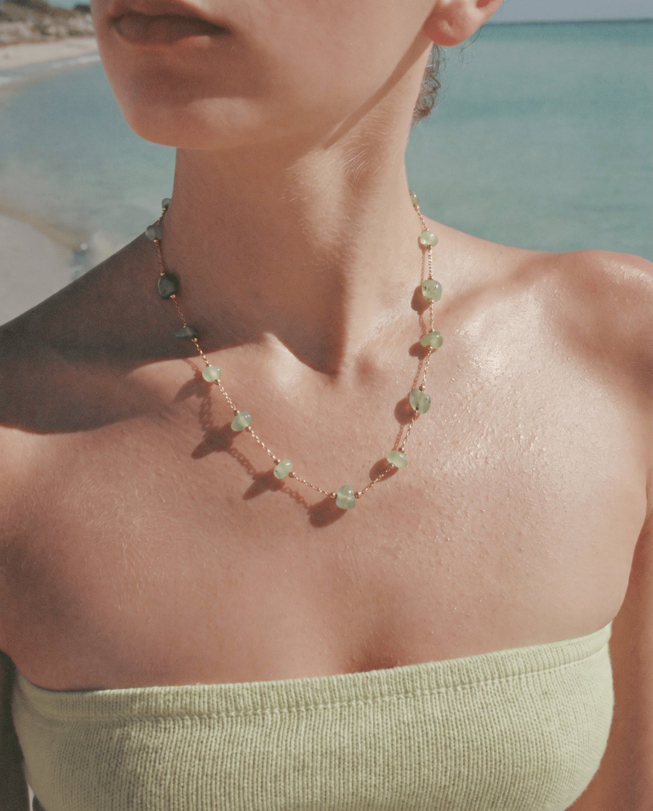 Palermo necklace - Opulaire - WATERPROOF jewelry - Red -