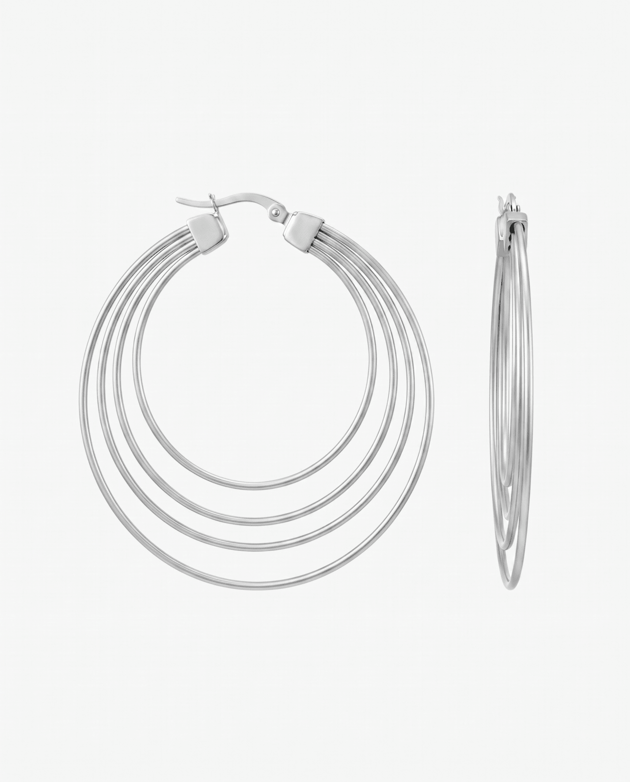 Pina earrings - Opulaire - WATERPROOF jewelry - Silver -
