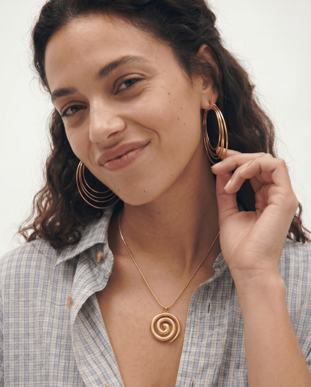Pina earrings - Opulaire - WATERPROOF jewelry - Gold -