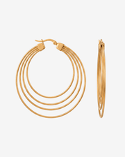 Pina earrings - Opulaire - WATERPROOF jewelry - Gold -