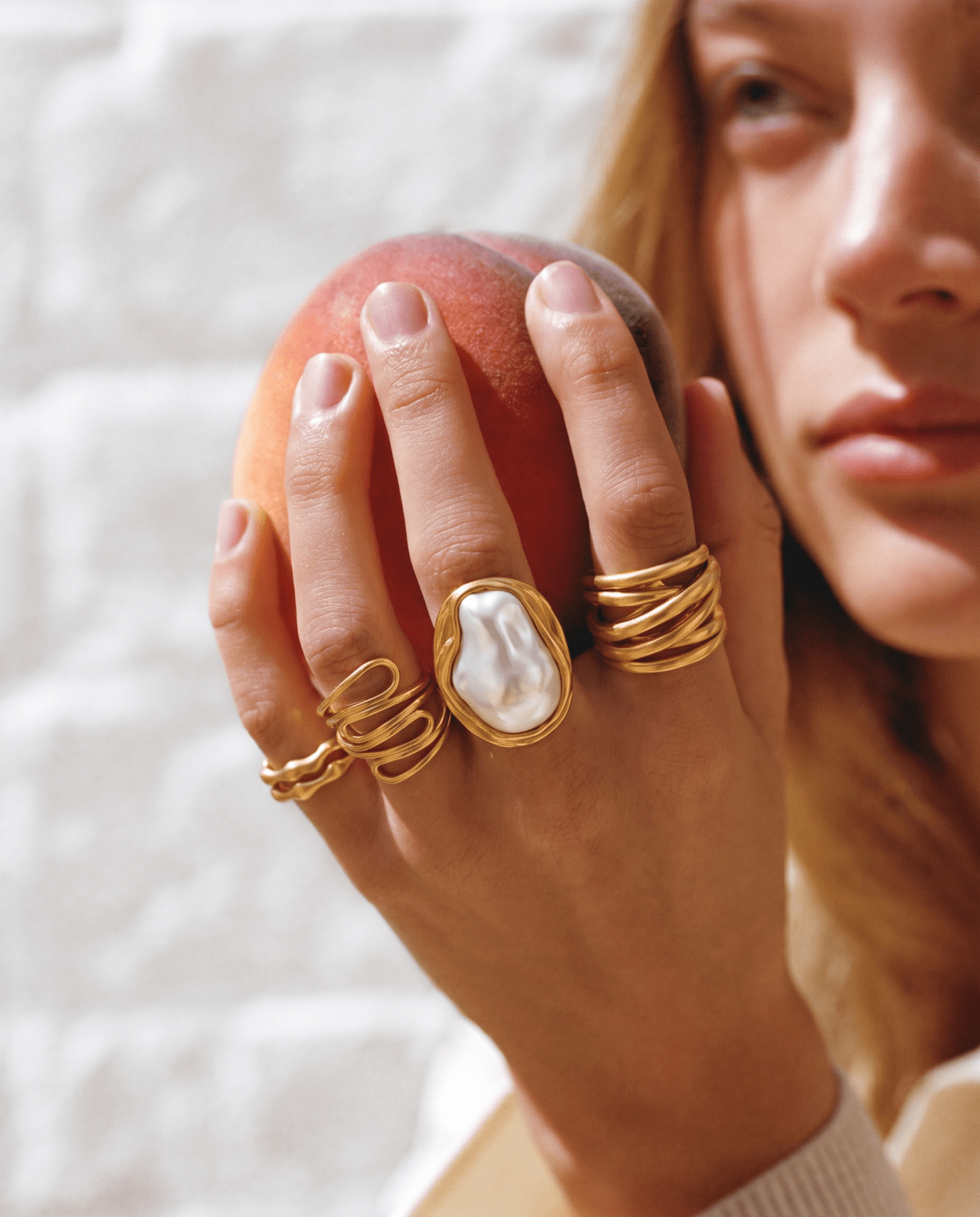 Ravenna ring - Opulaire - WATERPROOF jewelry - adjustable -