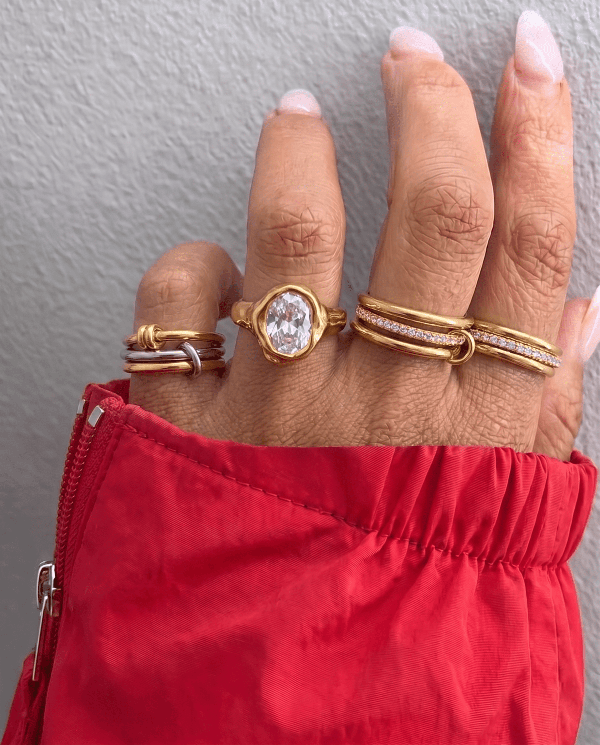 Rings stack - Opulaire - WATERPROOF jewelry - EU 52 - EU 52