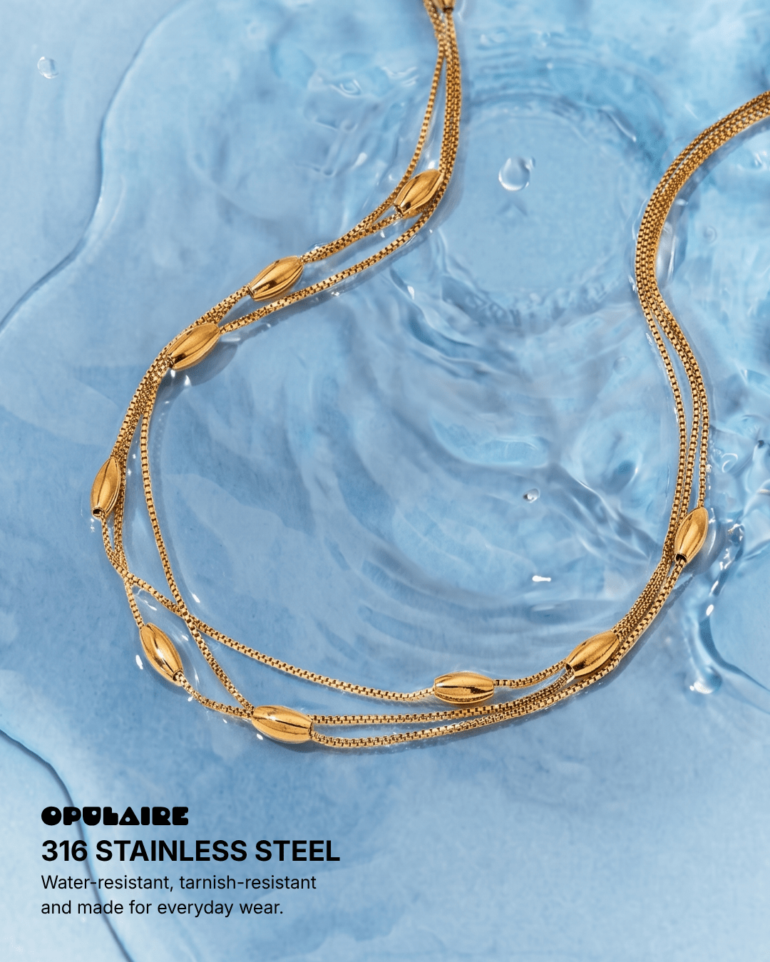 Romy necklace - Opulaire - WATERPROOF jewelry - 