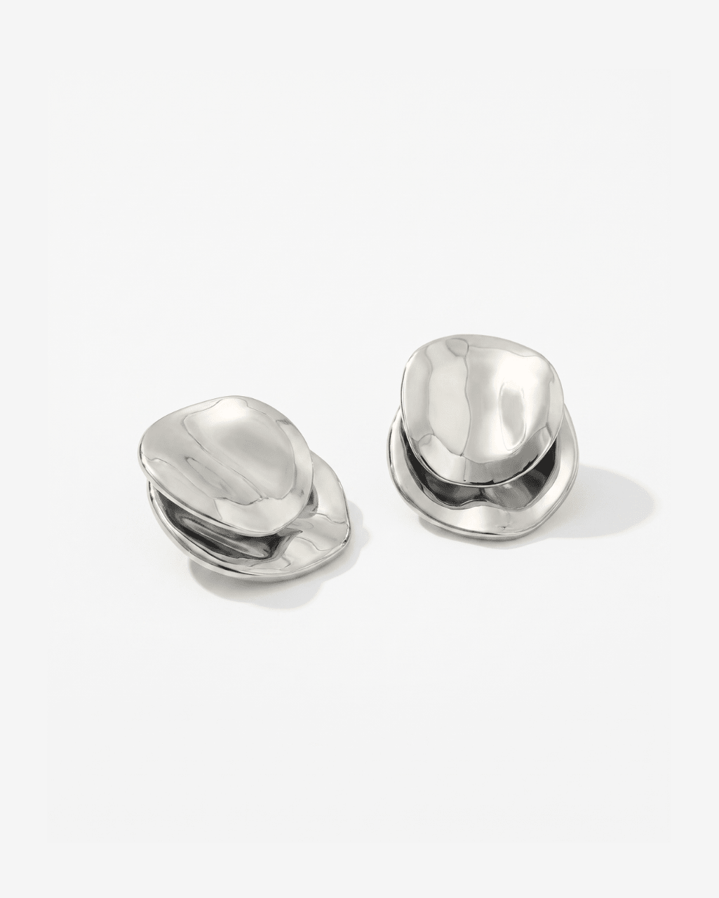 Sade - Statement stud earrings - Stainless steel - Opulaire - WATERPROOF jewelry - 