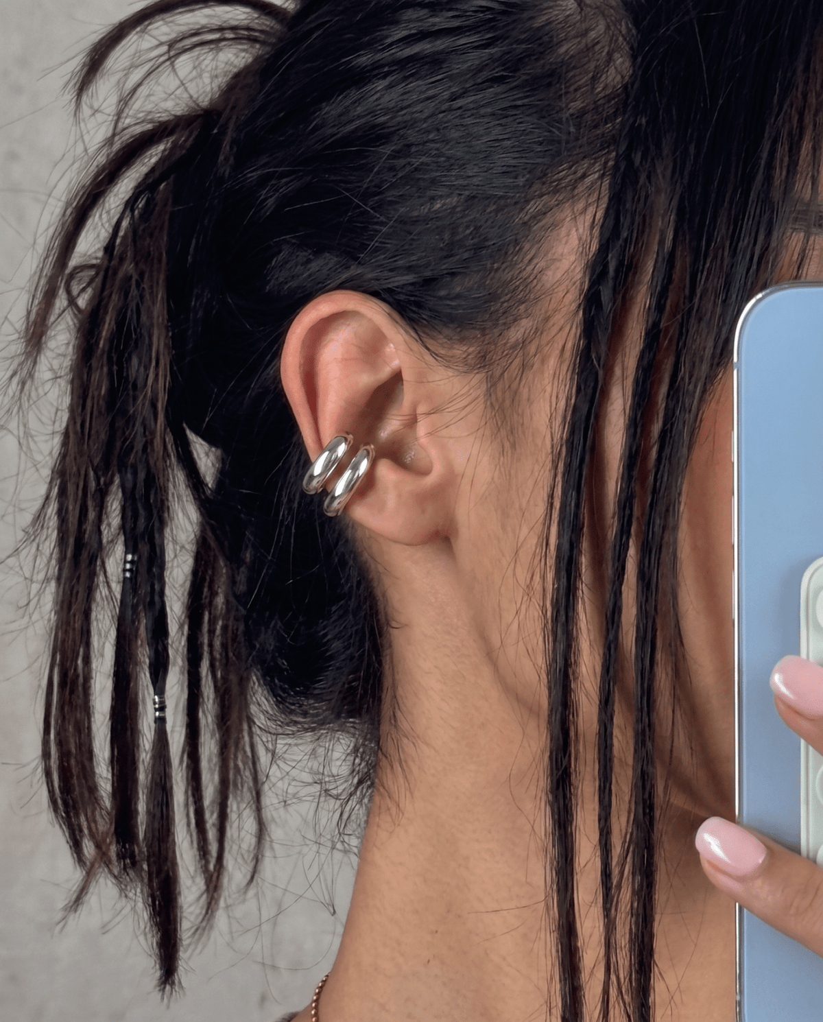 Sage ear cuffs - Opulaire - WATERPROOF jewelry - 