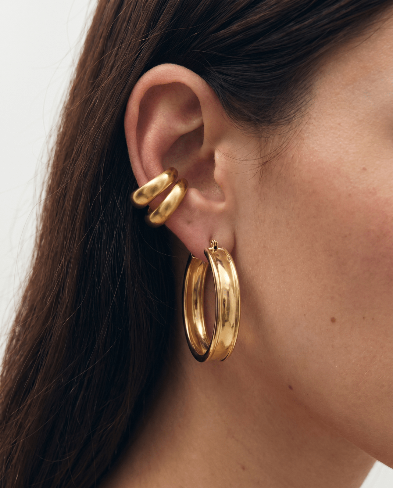 Sage ear cuffs - Opulaire - WATERPROOF jewelry - Gold -