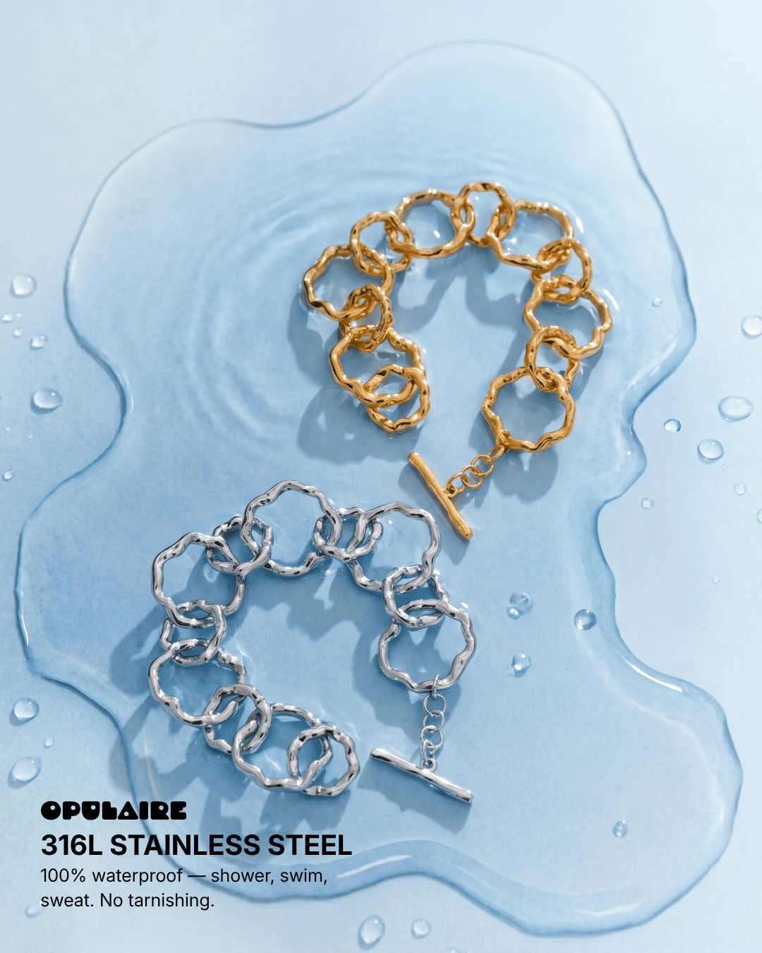 Sally bracelet - Opulaire - WATERPROOF jewelry - 
