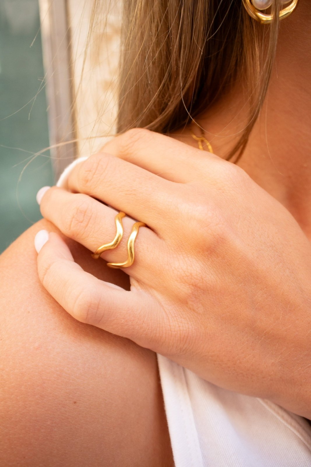 Saze ring - Opulaire - WATERPROOF jewelry - Adjustable -