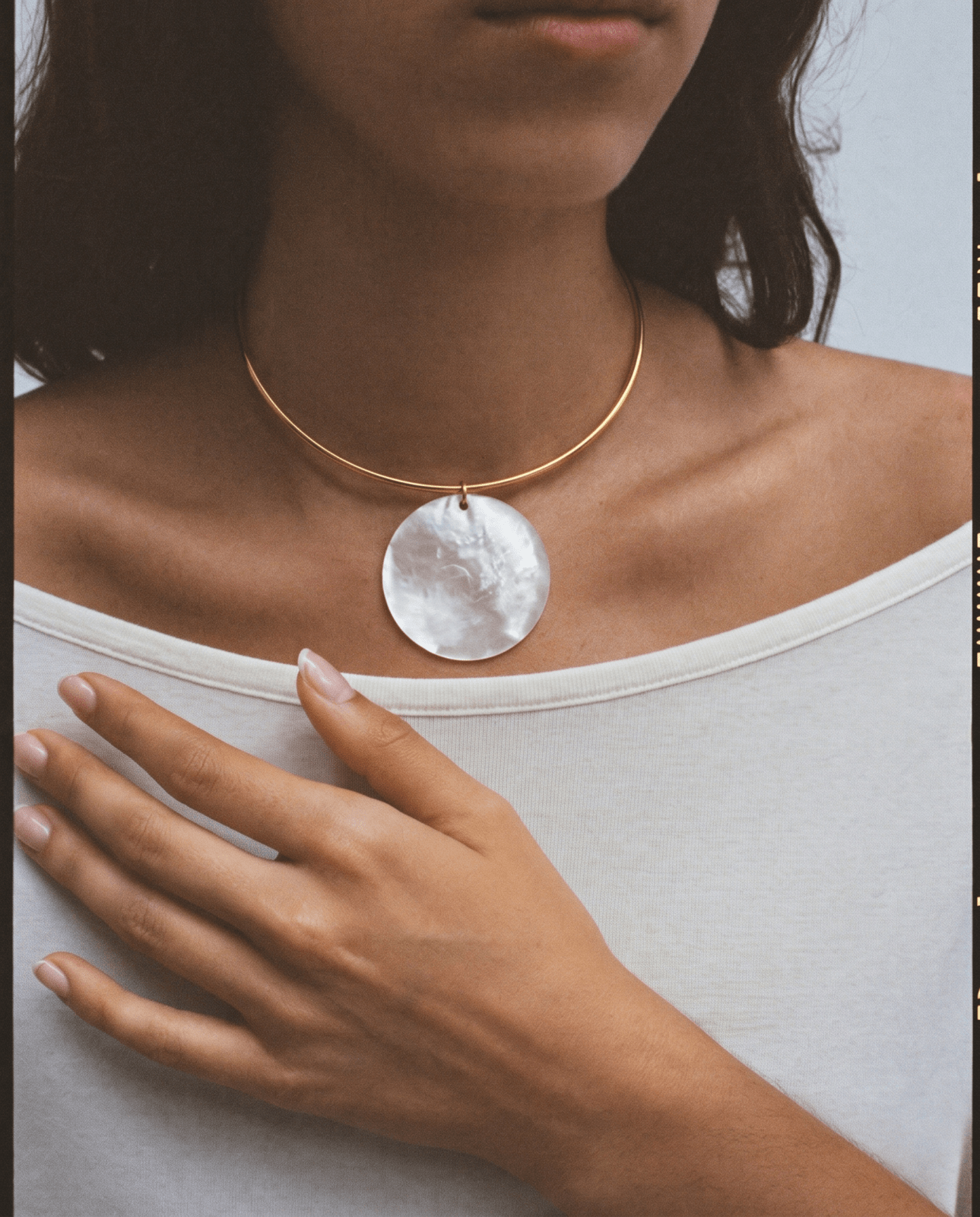 Sequin necklace - Opulaire - WATERPROOF jewelry - 