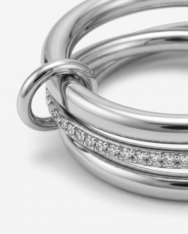 Spina - Stacked ring - Stainless steel - Opulaire - WATERPROOF jewelry - EU 52 -