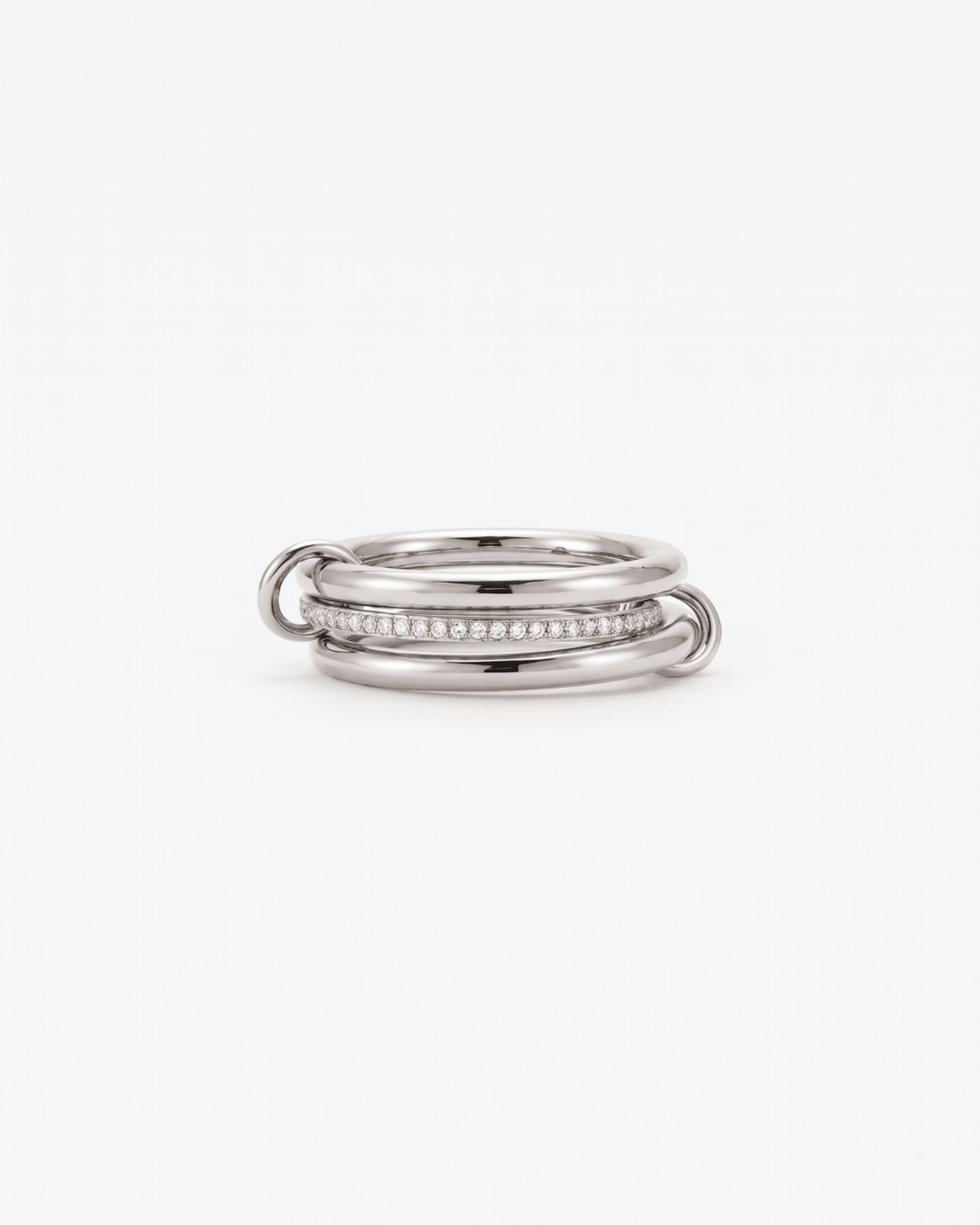 Spina - Stacked ring - Stainless steel - Opulaire - WATERPROOF jewelry - EU 52 -