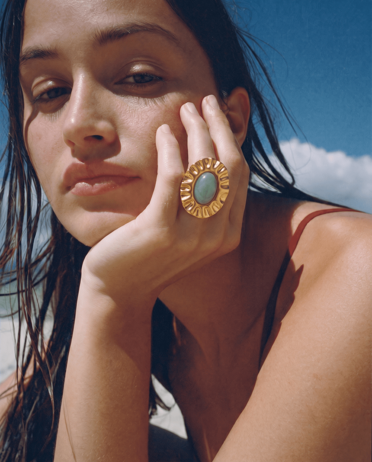 Terni ring - Opulaire - WATERPROOF jewelry - adjustable -