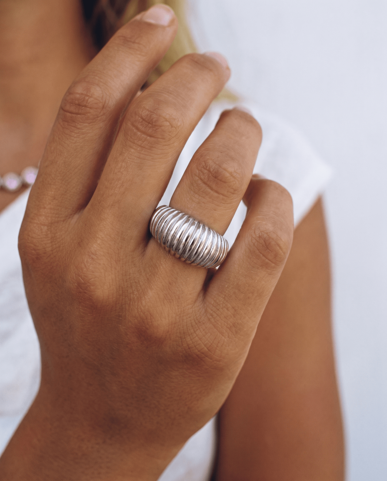Tess ring - Opulaire - WATERPROOF jewelry - EU 52 -