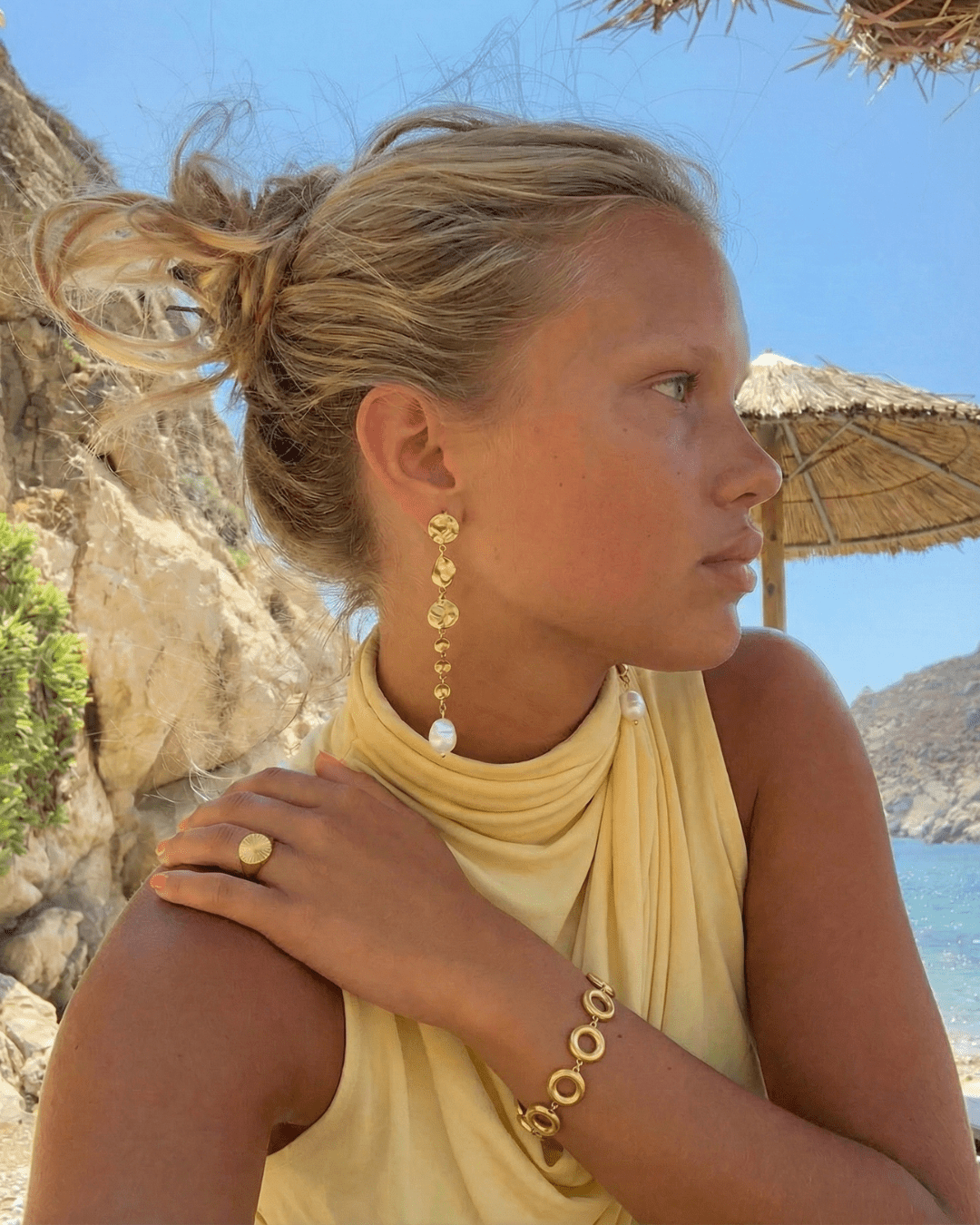 Tia earrings - Opulaire - WATERPROOF jewelry - 