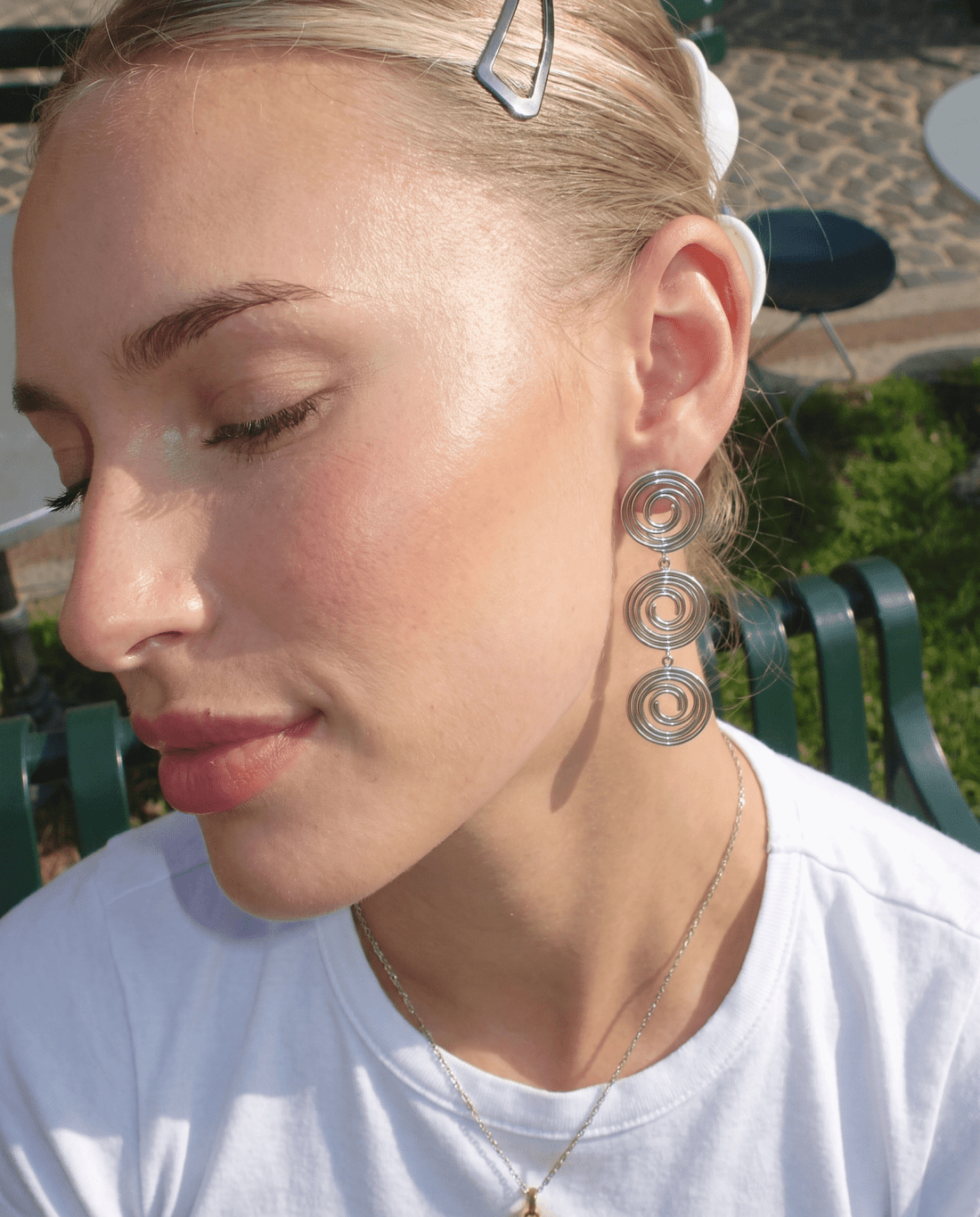 Twirl earrings - Opulaire - WATERPROOF jewelry - 