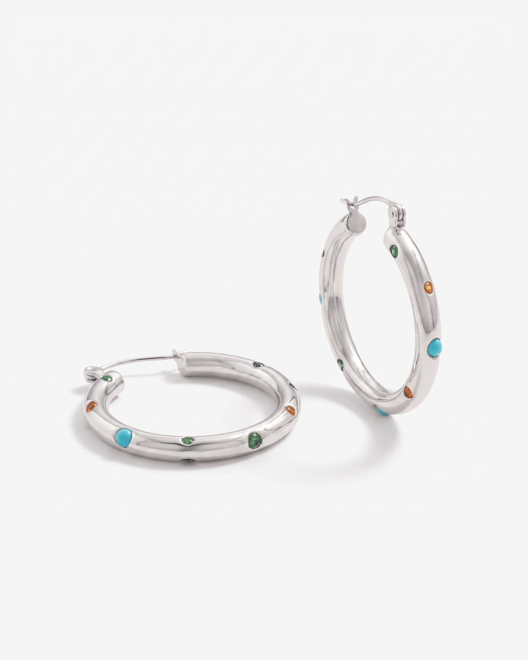 Val earrings - Opulaire - WATERPROOF jewelry - Silver -