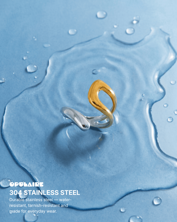 Viana ring - Opulaire - WATERPROOF jewelry - Adjustable -