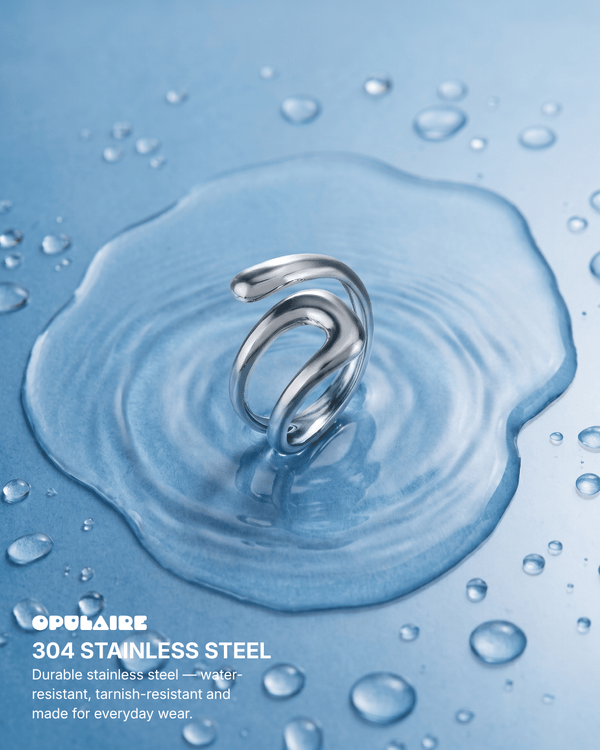 Viana ring - Opulaire - WATERPROOF jewelry - Adjustable -