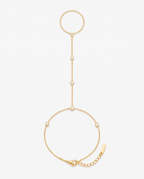 Yael hand chain - Opulaire - WATERPROOF jewelry - 