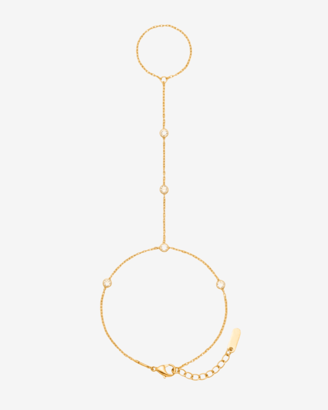 Yael hand chain - Opulaire - WATERPROOF jewelry - 