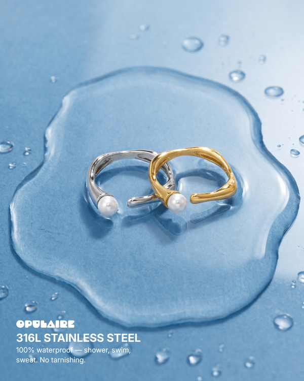 Yumna ring - Opulaire - WATERPROOF jewelry - Adjustable -