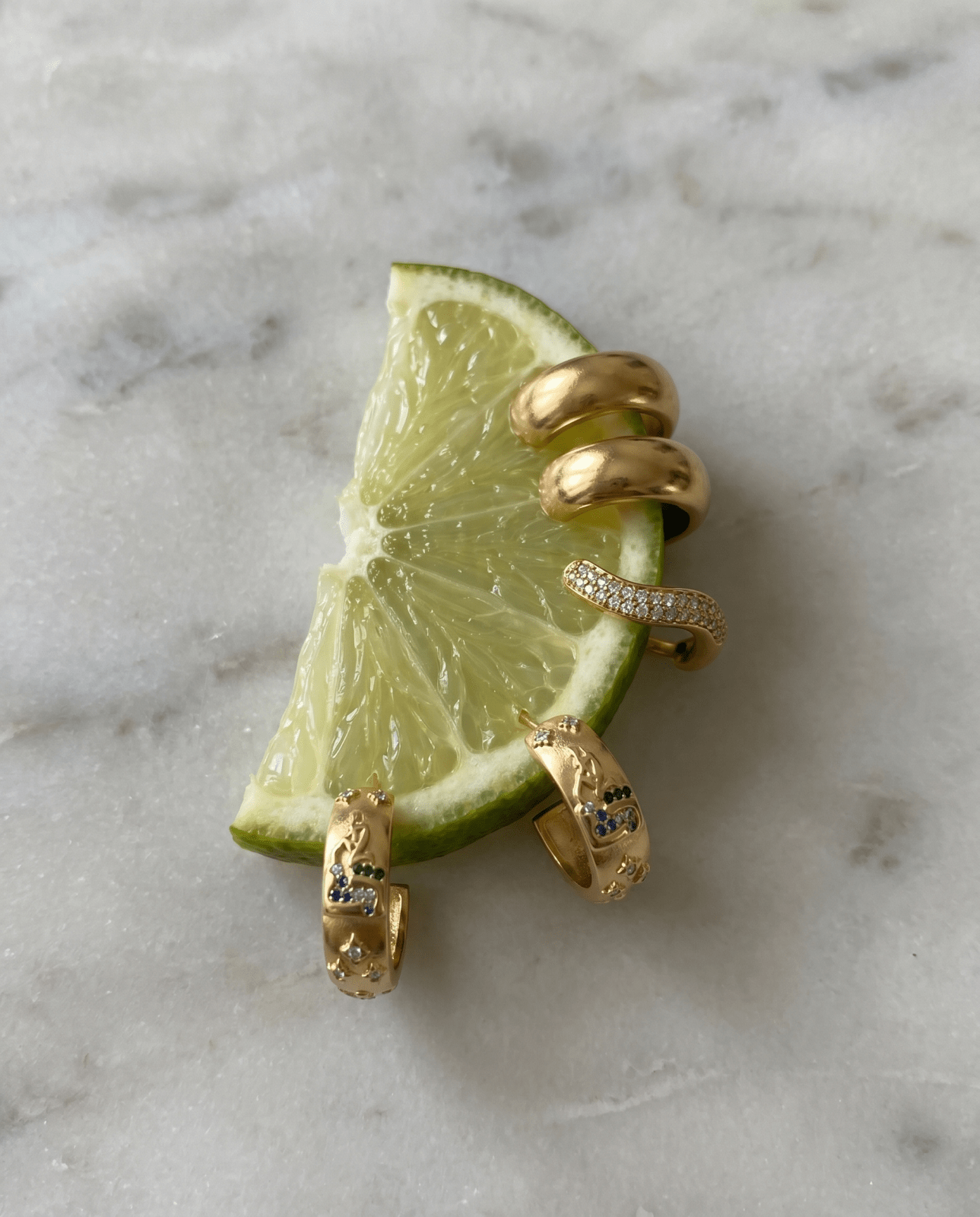 Zara ear cuffs - Opulaire - WATERPROOF jewelry - 